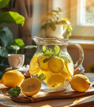 檸檬水記得連皮一起喝，解毒抗老功效加倍！